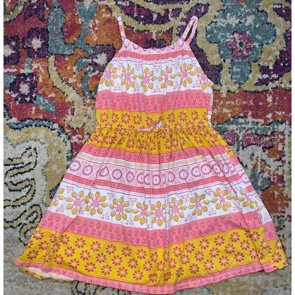 Kid Floral Tank Dress (6) - Picture 2 of 2